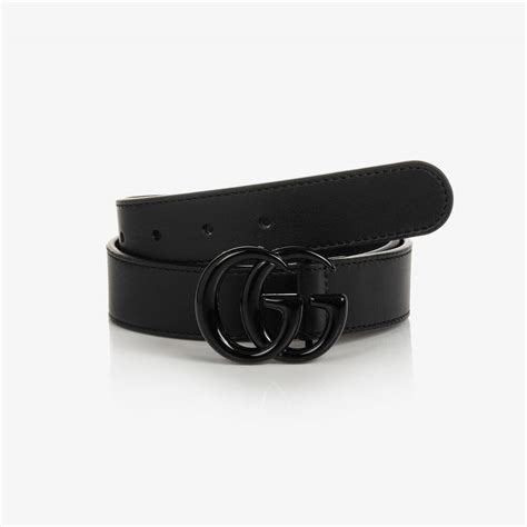 gucci belt 10-12 years|Children's leather Double G belt .